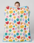 Happy Shape Squad Family Matching Bamboo Blanket