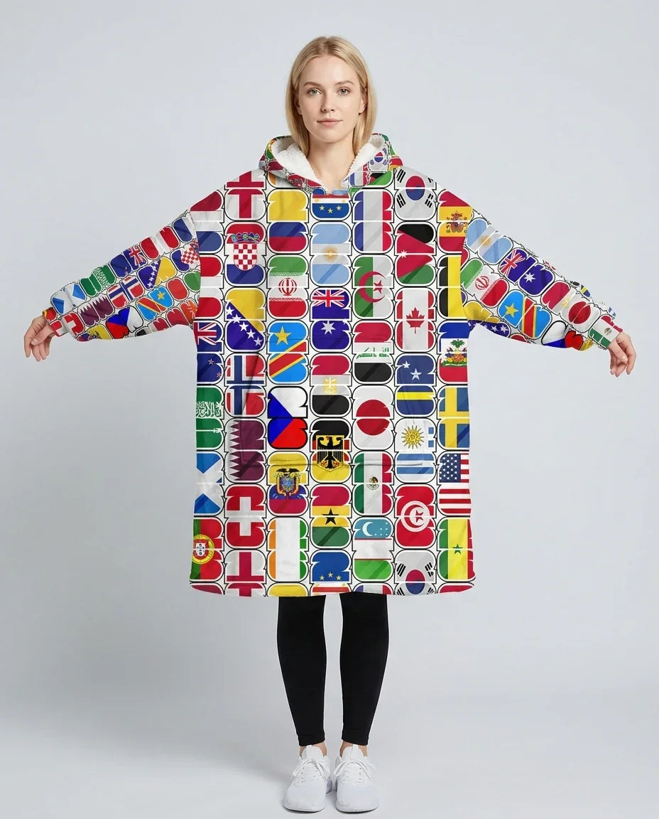 Benutzerdefinierter Bambus-Deckenhoodie (Vorlage)