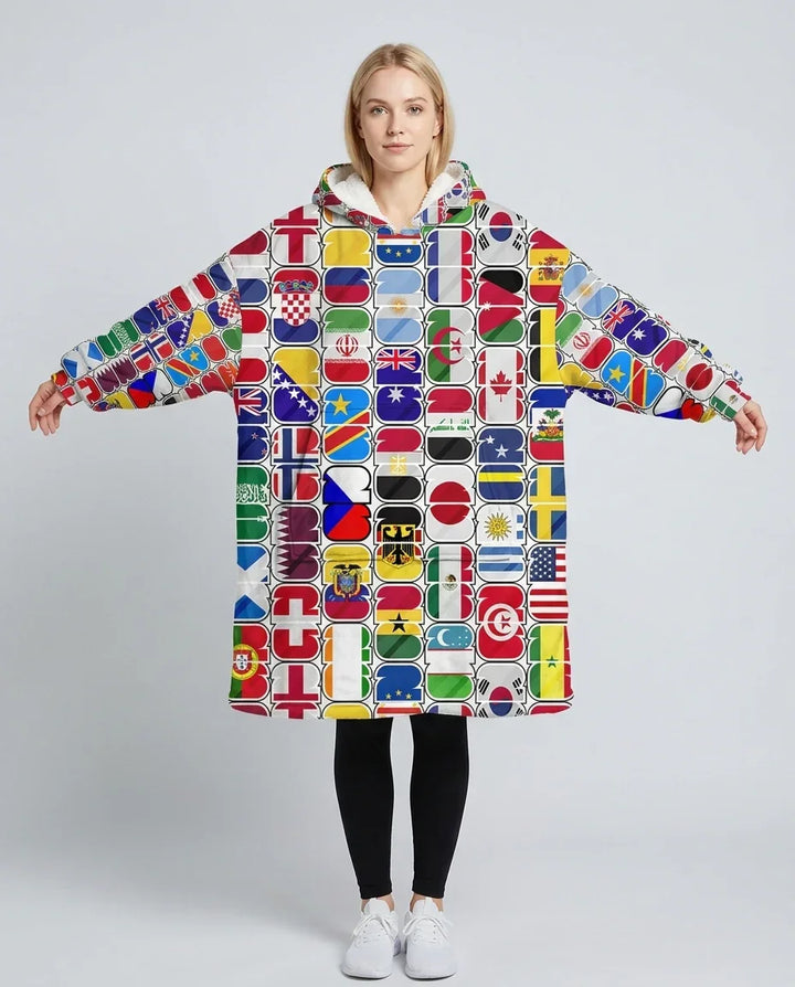 Benutzerdefinierter Bambus-Deckenhoodie (Vorlage)