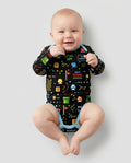 Gerippte Babykleidung mit individuellem Foto - Weich &amp; Skizzenhaft