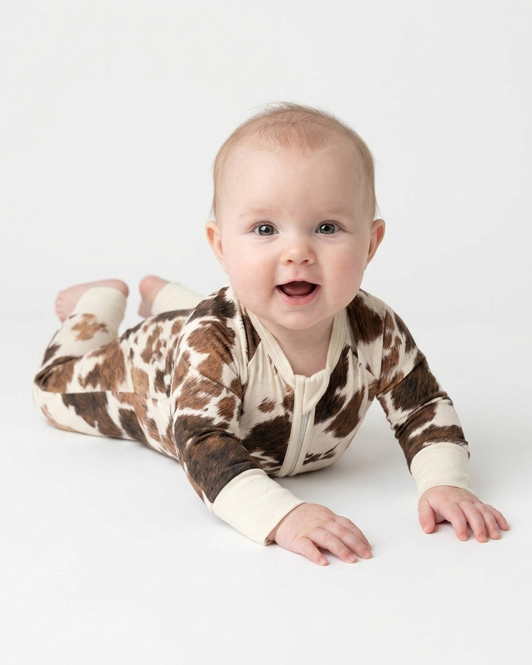 Gerippte Babykleidung mit individuellem Foto - Weich &amp; Skizzenhaft