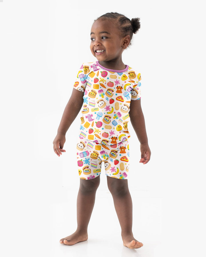 In My Squishies Era Bamboo Two Piece Short Sleeve Shorts Pajama Set