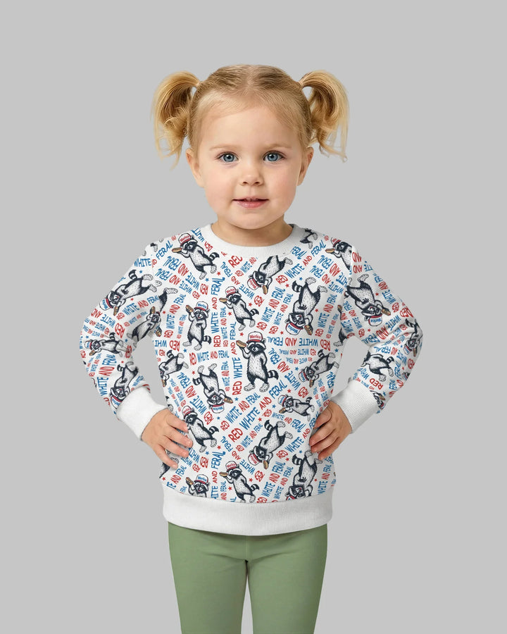 Sweatshirt mit Rundhalsausschnitt aus Bambusfaser