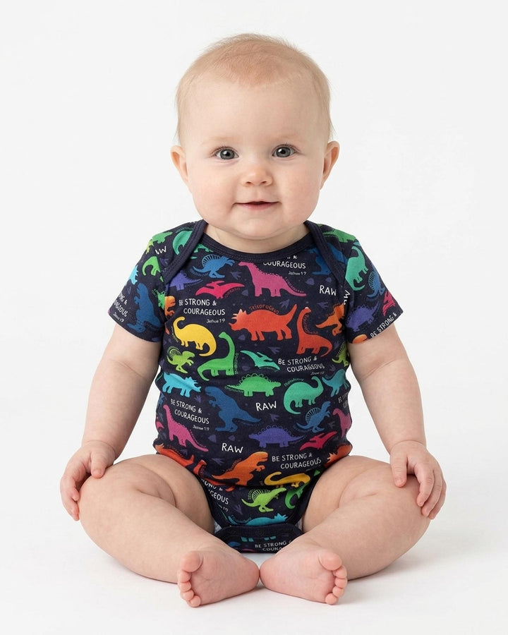 Gerippte Babykleidung mit individuellem Foto - Weich &amp; Skizzenhaft