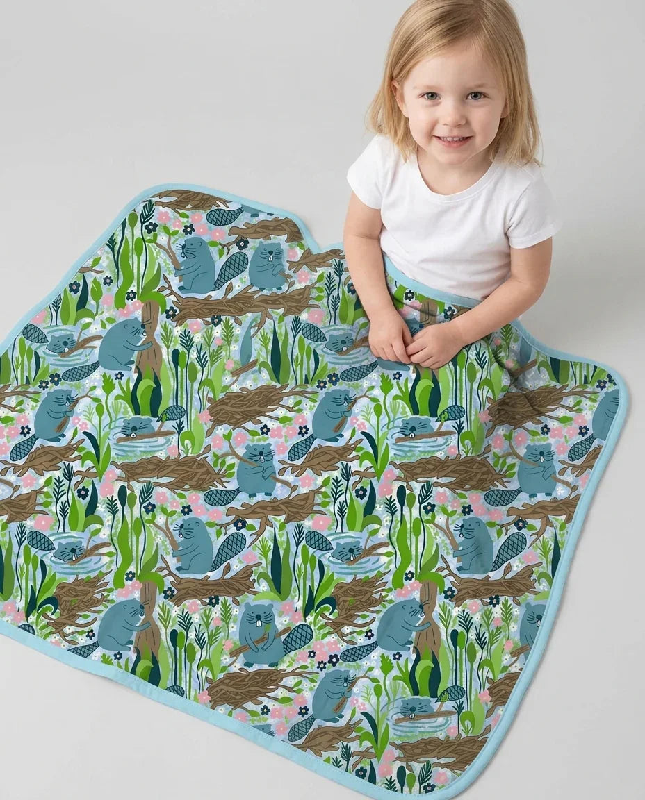 Little Dam Builders Bamboo Blanket