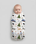 North Pole Adventure Bamboo Swaddle Blanket