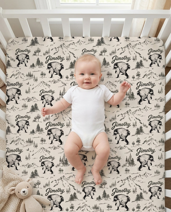 Vorlage: Maßgeschneidertes Spannbettlaken für Babybett (Bambus)