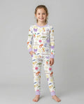 Louisiana Preppy Summer Bamboo Two Piece Long Sleeve Pajama Set