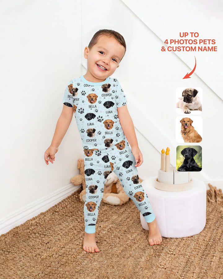 Zweiteiliges, kurzärmliges Pyjama-Set mit Marienkäfern