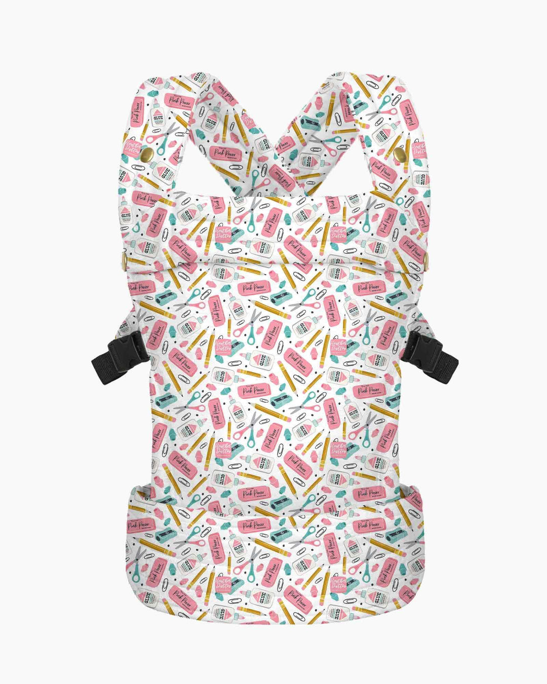 Pink Power School Supplies Baby Carrier