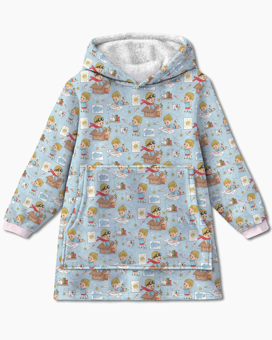 Benutzerdefinierter Bambus-Deckenhoodie (Vorlage)