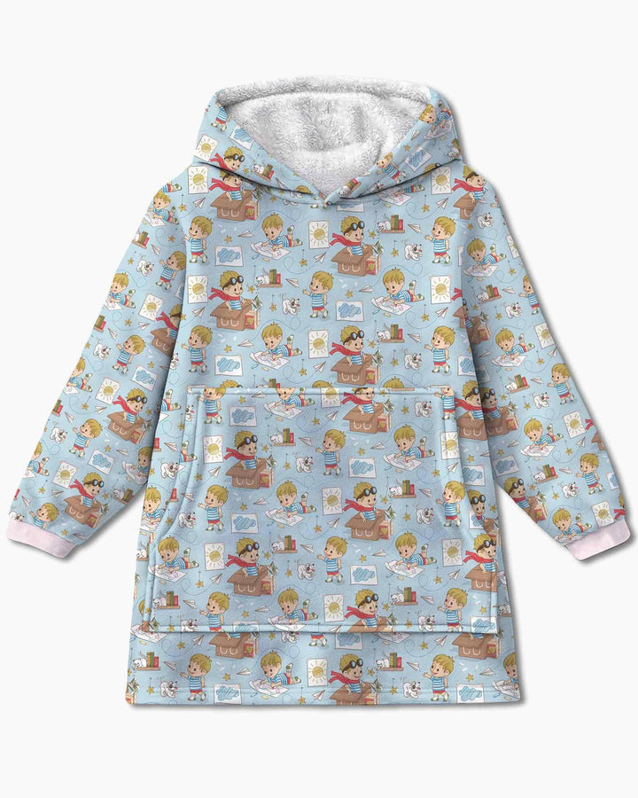 Benutzerdefinierter Bambus-Deckenhoodie (Vorlage)