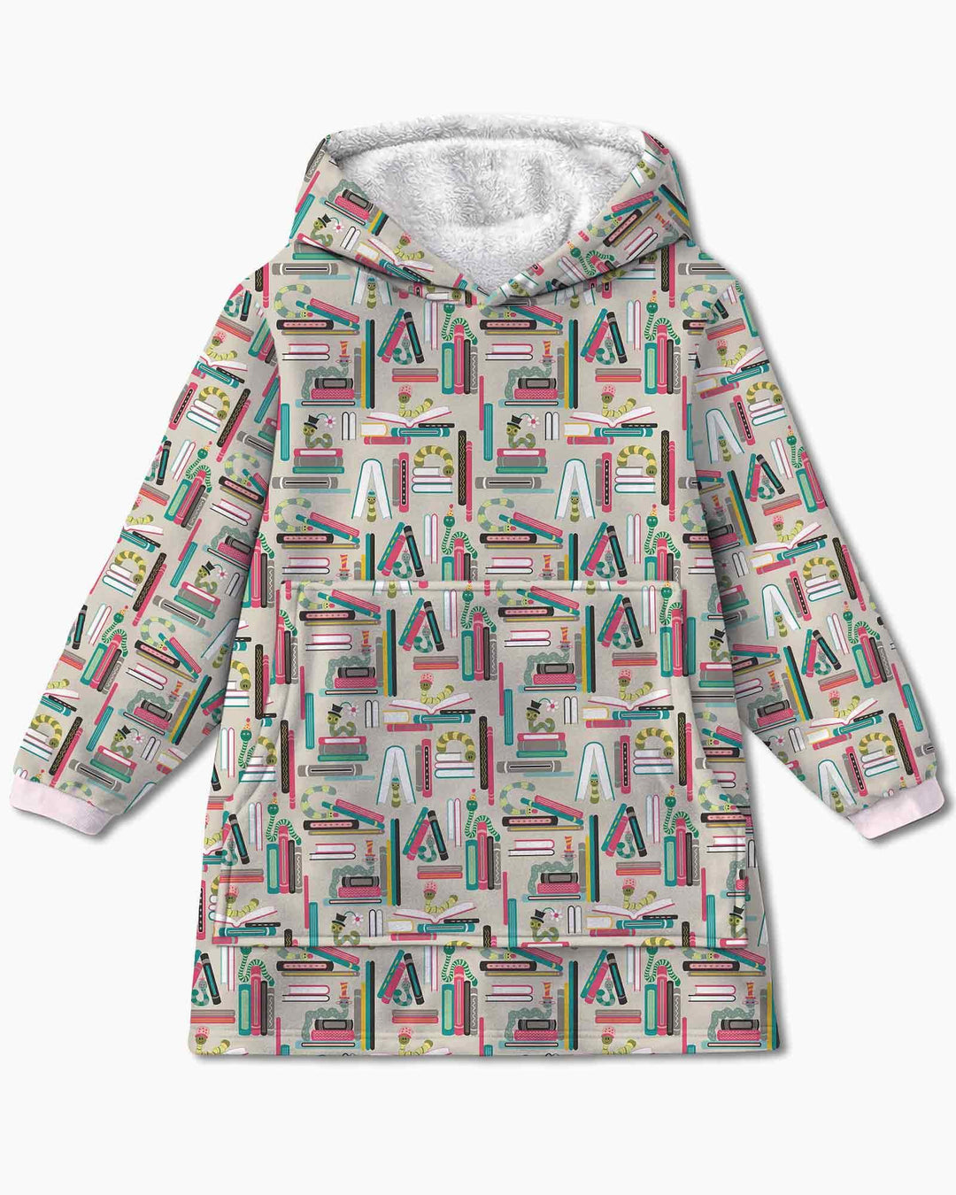Bookworm Adventures Bamboo Blanket Hoodie