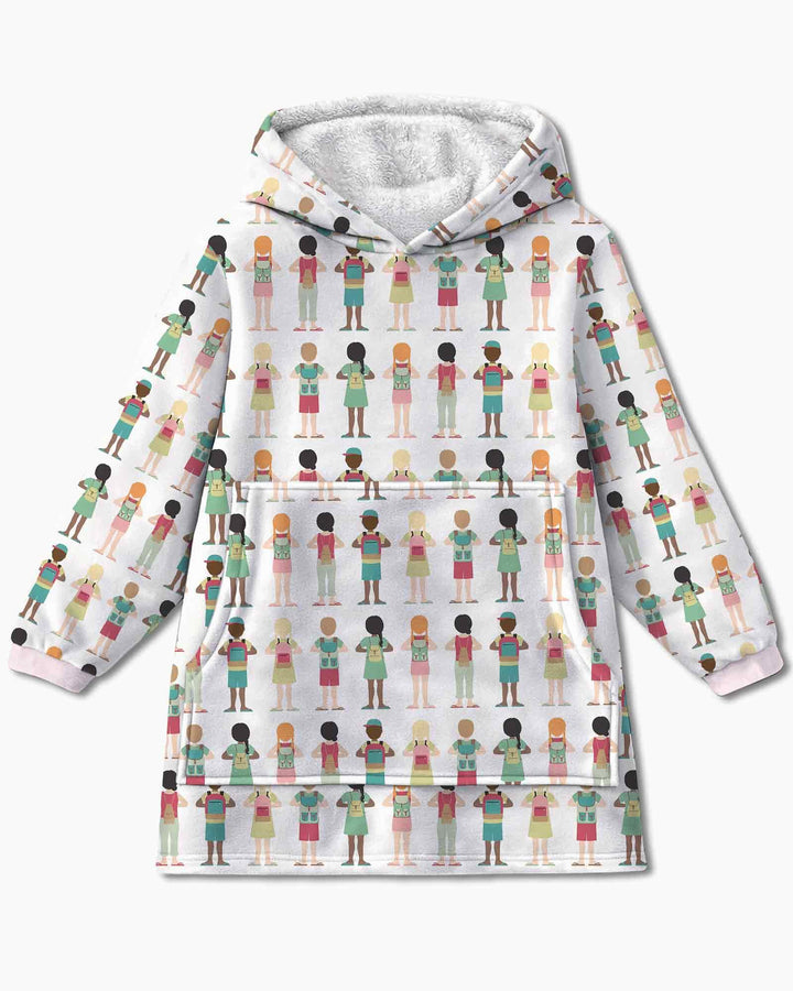 Little Friends Everywhere Bamboo Blanket Hoodie