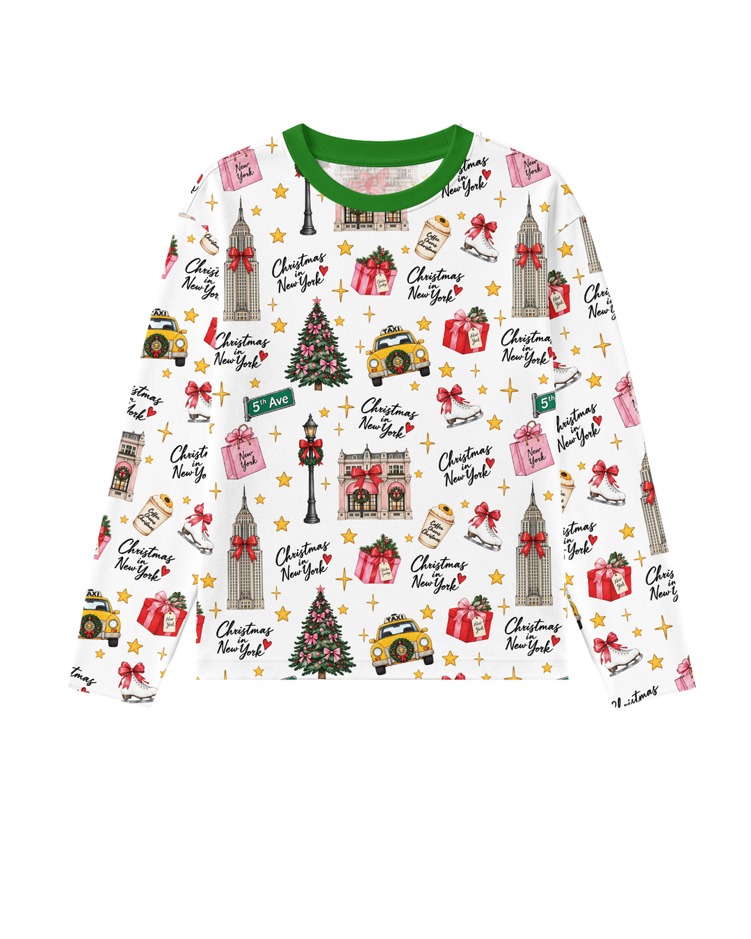 Christmas In NYC Bamboo Men's Pajama Set