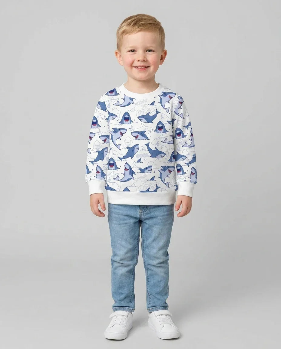 Sweatshirt mit Rundhalsausschnitt aus Bambusfaser