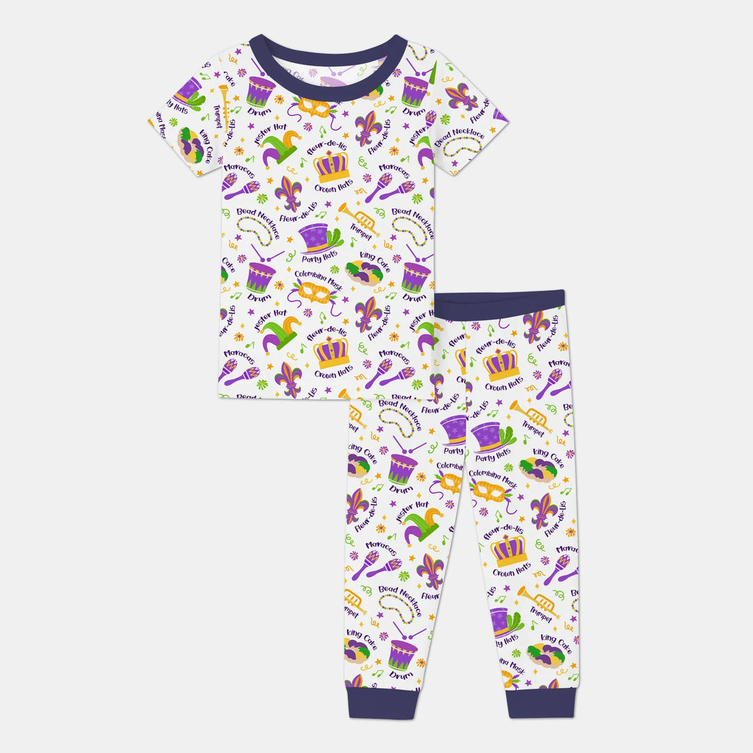 Zweiteiliges, kurzärmliges Pyjama-Set mit Marienkäfern