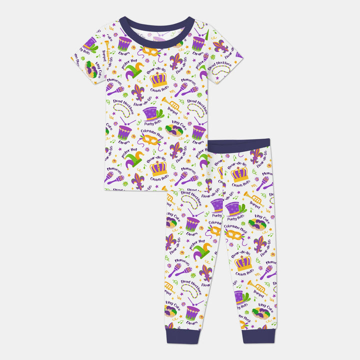 Zweiteiliges, kurzärmliges Pyjama-Set mit Marienkäfern