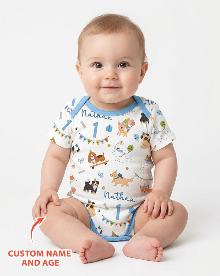 Gerippte Babykleidung mit individuellem Foto - Weich &amp; Skizzenhaft