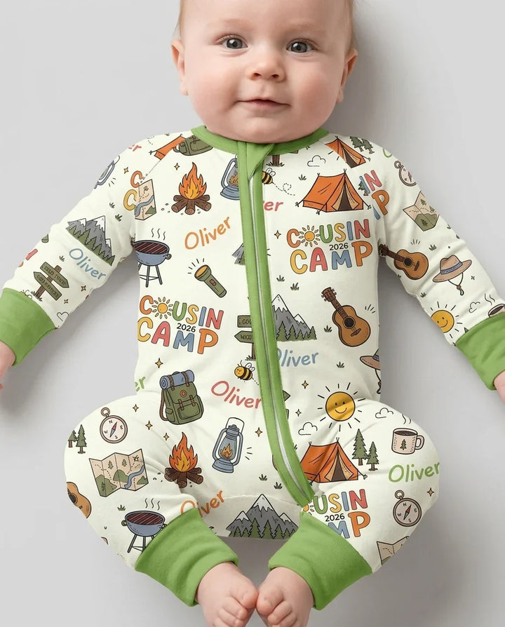 Gerippte Babykleidung mit individuellem Foto - Weich &amp; Skizzenhaft
