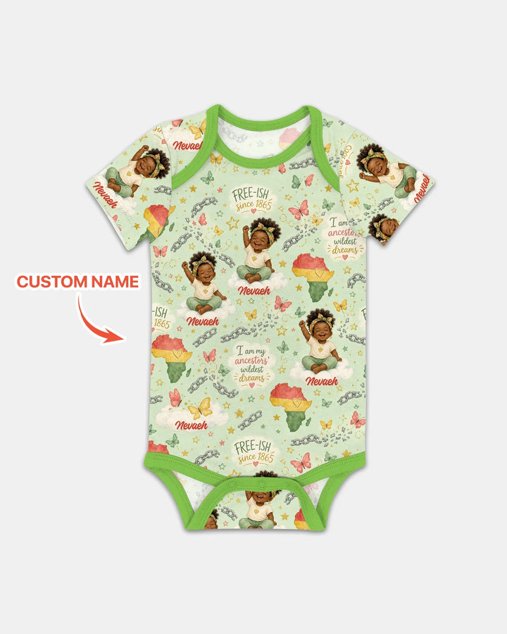 Gerippte Babykleidung mit individuellem Foto - Weich &amp; Skizzenhaft