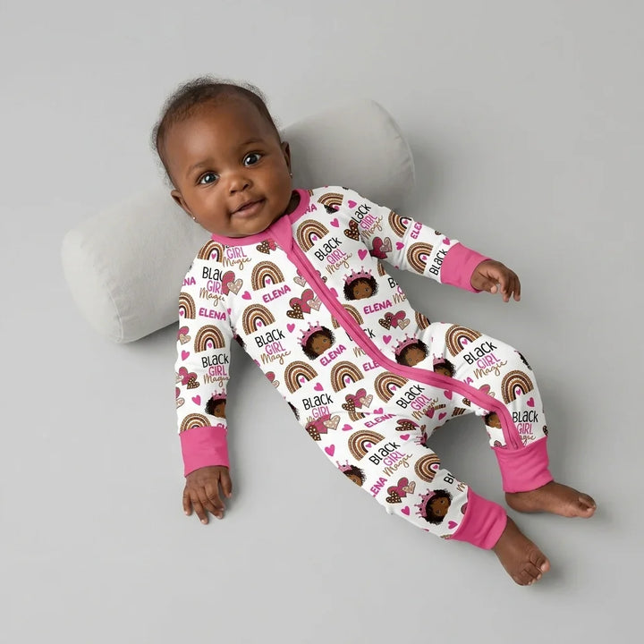 Gerippte Babykleidung mit individuellem Foto - Weich &amp; Skizzenhaft
