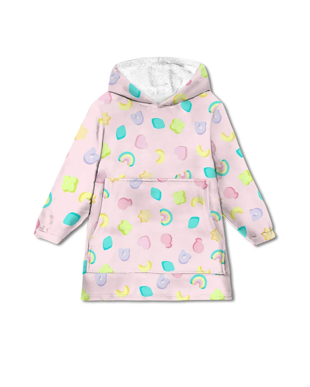 Pastell Lucky Charms Tragbare Bambus Decken-Kapuzenjacke
