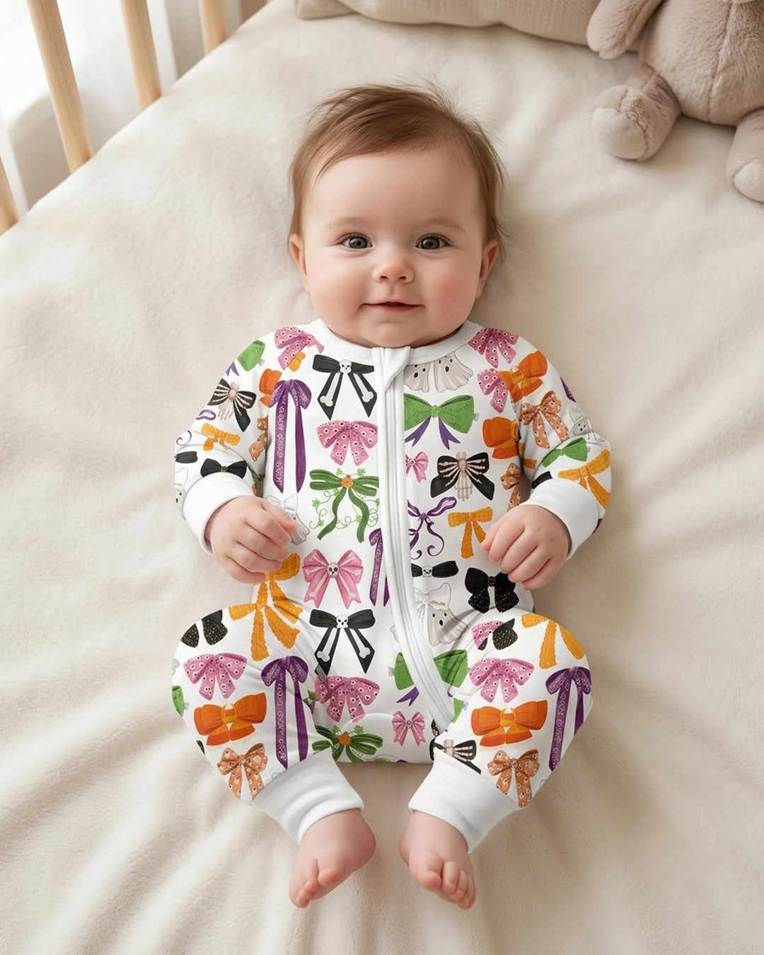 Halloween Coquette Bows Bamboo Convertible Zippy