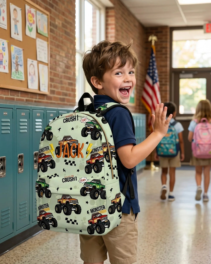 Custom Name Embroidered Backpack