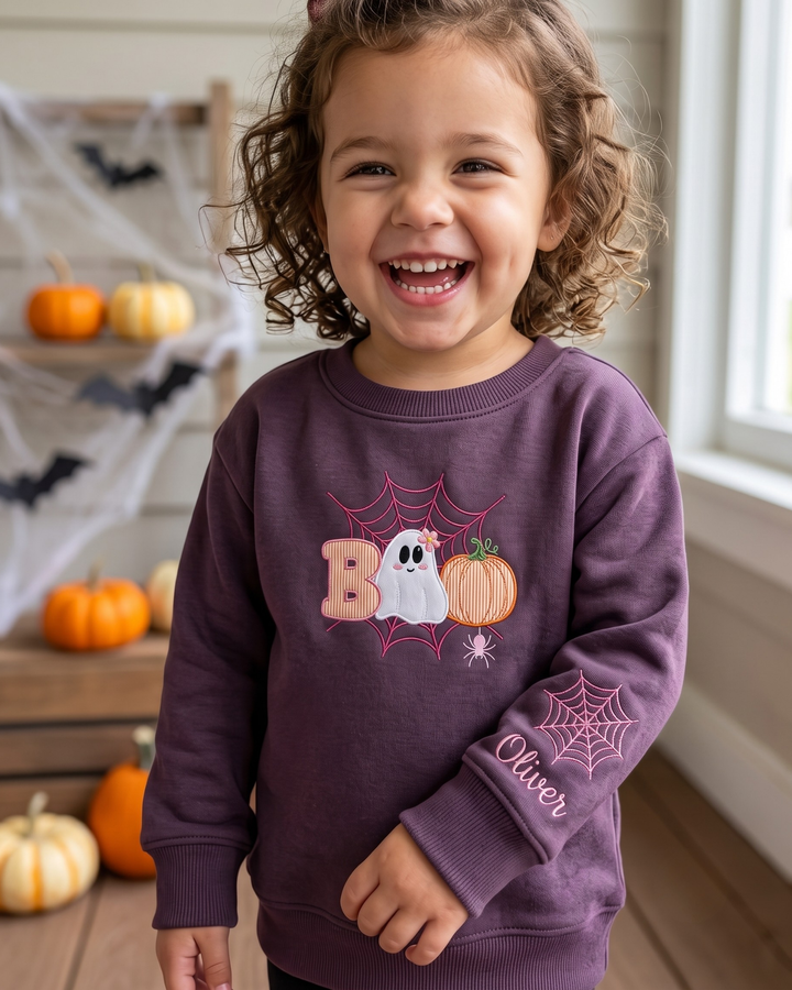 Sweatshirt mit Rundhalsausschnitt aus Bambusfaser