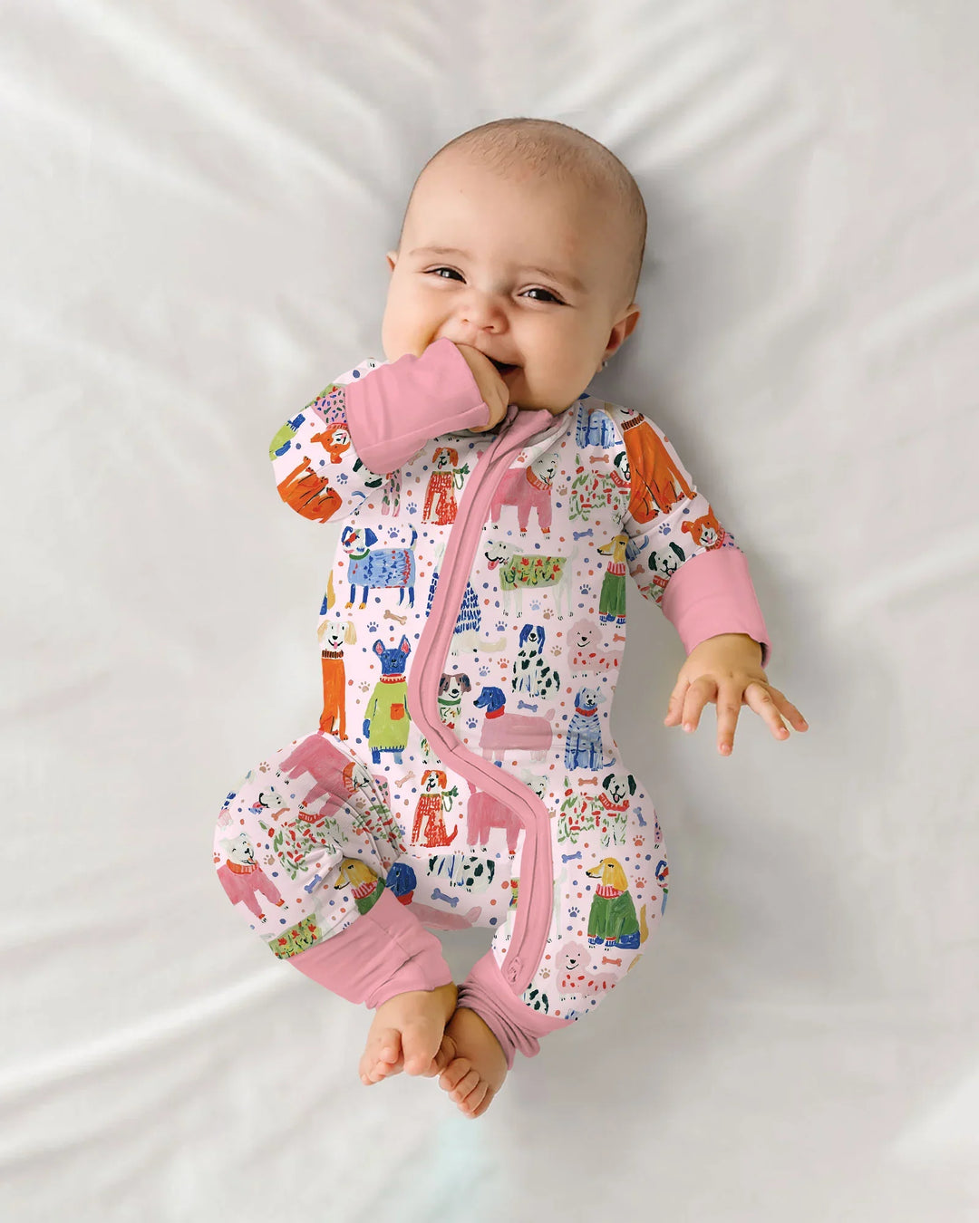 Whimsical Puppy Bamboo Convertible Zippy