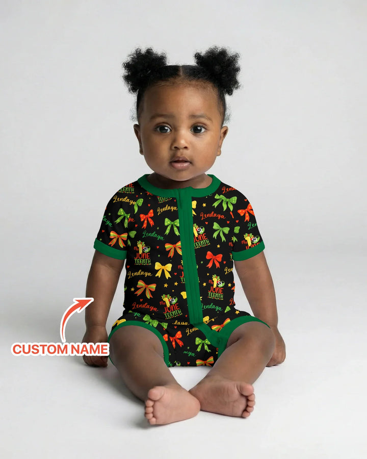 My 1st Juneteenth Bamboo Shorty Zippy