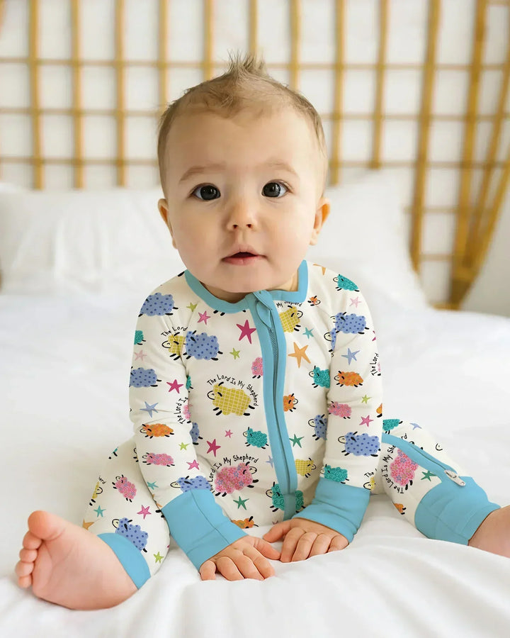 Gerippte Babykleidung mit individuellem Foto - Weich &amp; Skizzenhaft