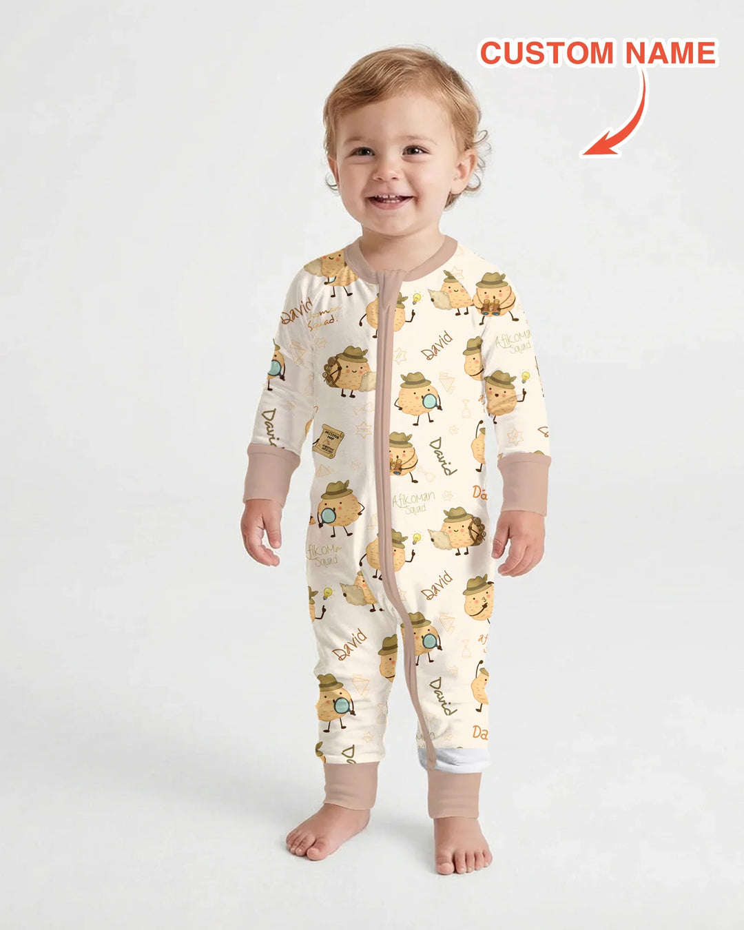 Gerippte Babykleidung mit individuellem Foto - Weich &amp; Skizzenhaft