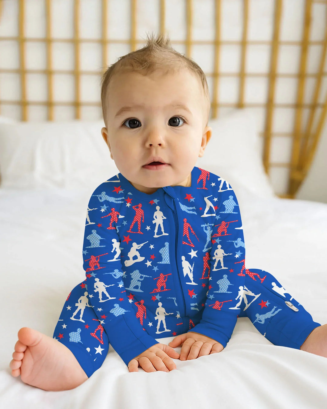 Gerippte Babykleidung mit individuellem Foto - Weich &amp; Skizzenhaft