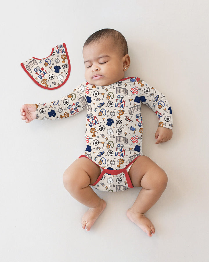 Gerippte Babykleidung mit individuellem Foto - Weich &amp; Skizzenhaft