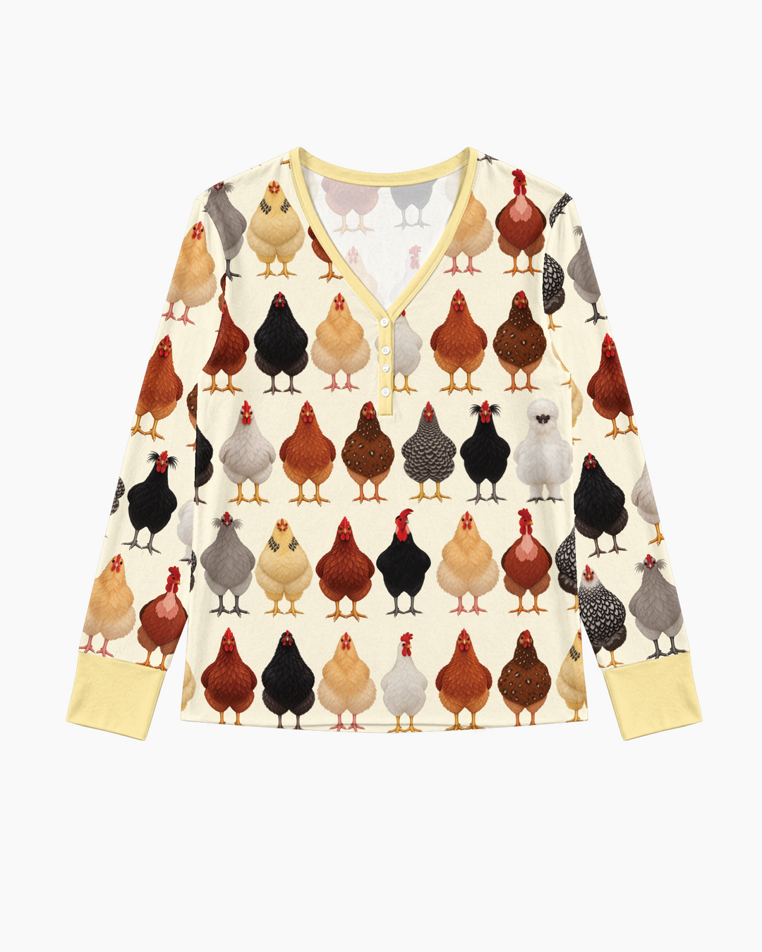 Cluckin' Cute Bamboo Women Pajama Set