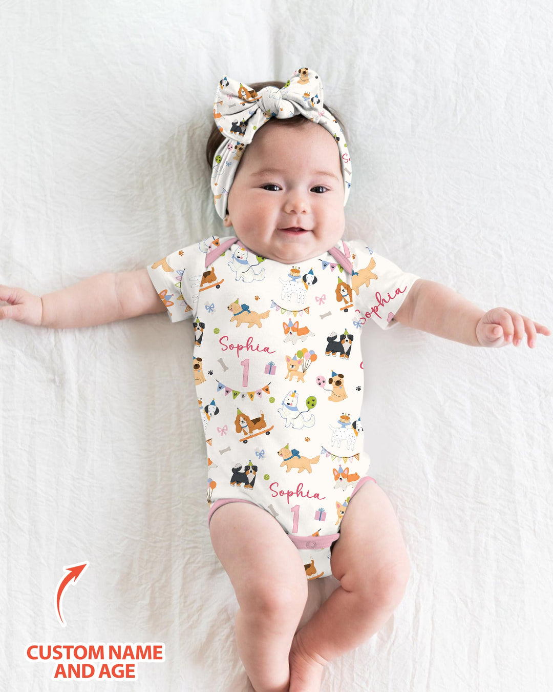 Gerippte Babykleidung mit individuellem Foto - Weich &amp; Skizzenhaft
