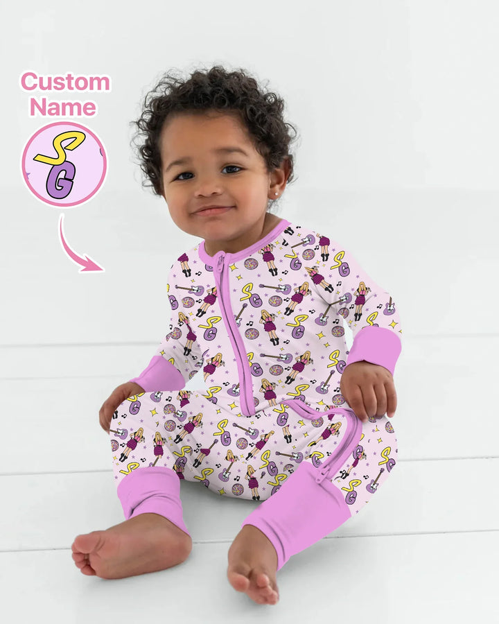 Gerippte Babykleidung mit individuellem Foto - Weich &amp; Skizzenhaft