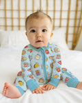 Gerippte Babykleidung mit individuellem Foto - Weich &amp; Skizzenhaft