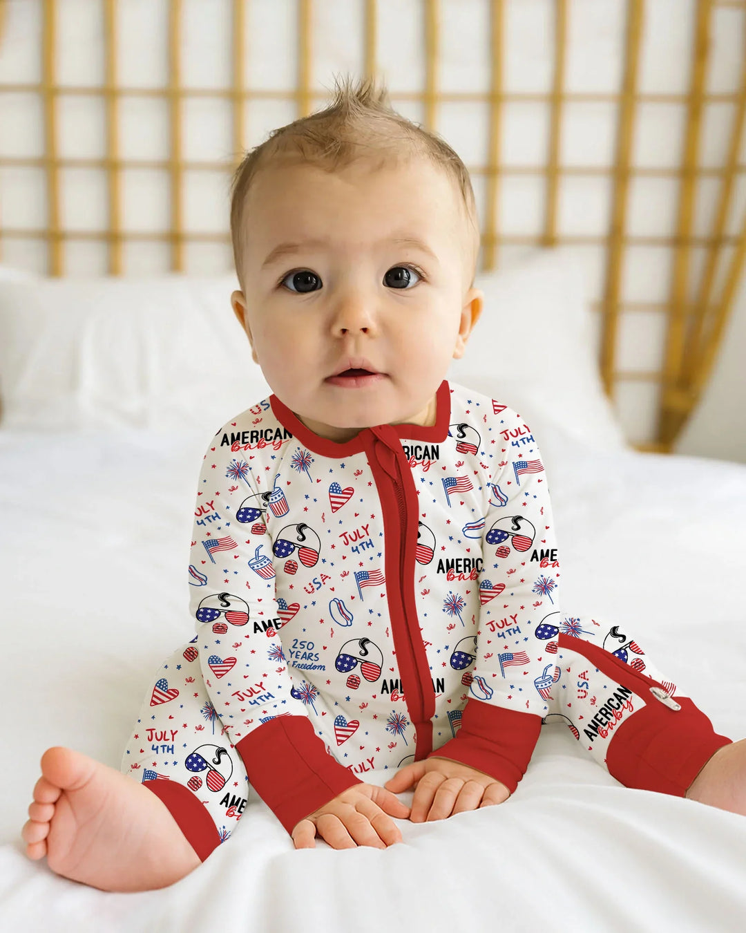 Gerippte Babykleidung mit individuellem Foto - Weich &amp; Skizzenhaft