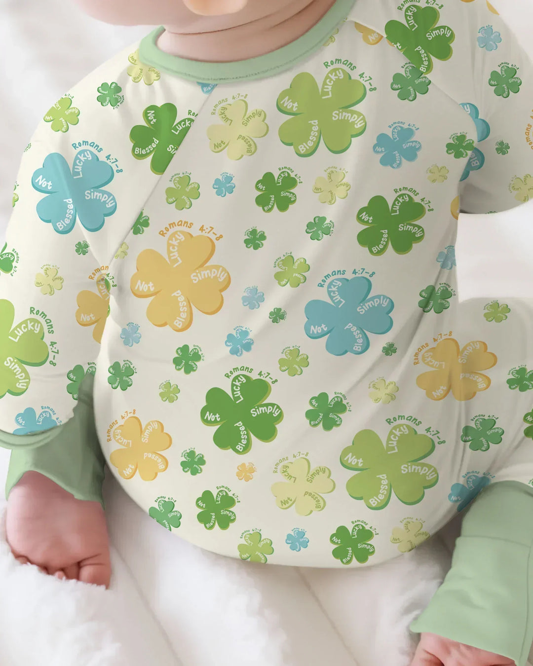 Gerippte Babykleidung mit individuellem Foto - Weich &amp; Skizzenhaft