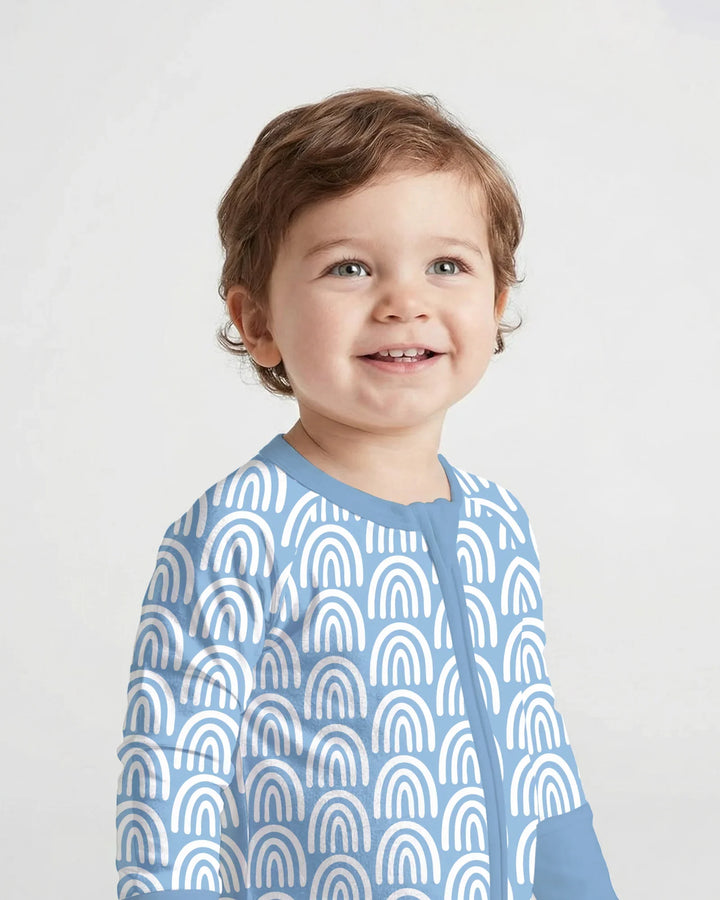 Gerippte Babykleidung mit individuellem Foto - Weich &amp; Skizzenhaft