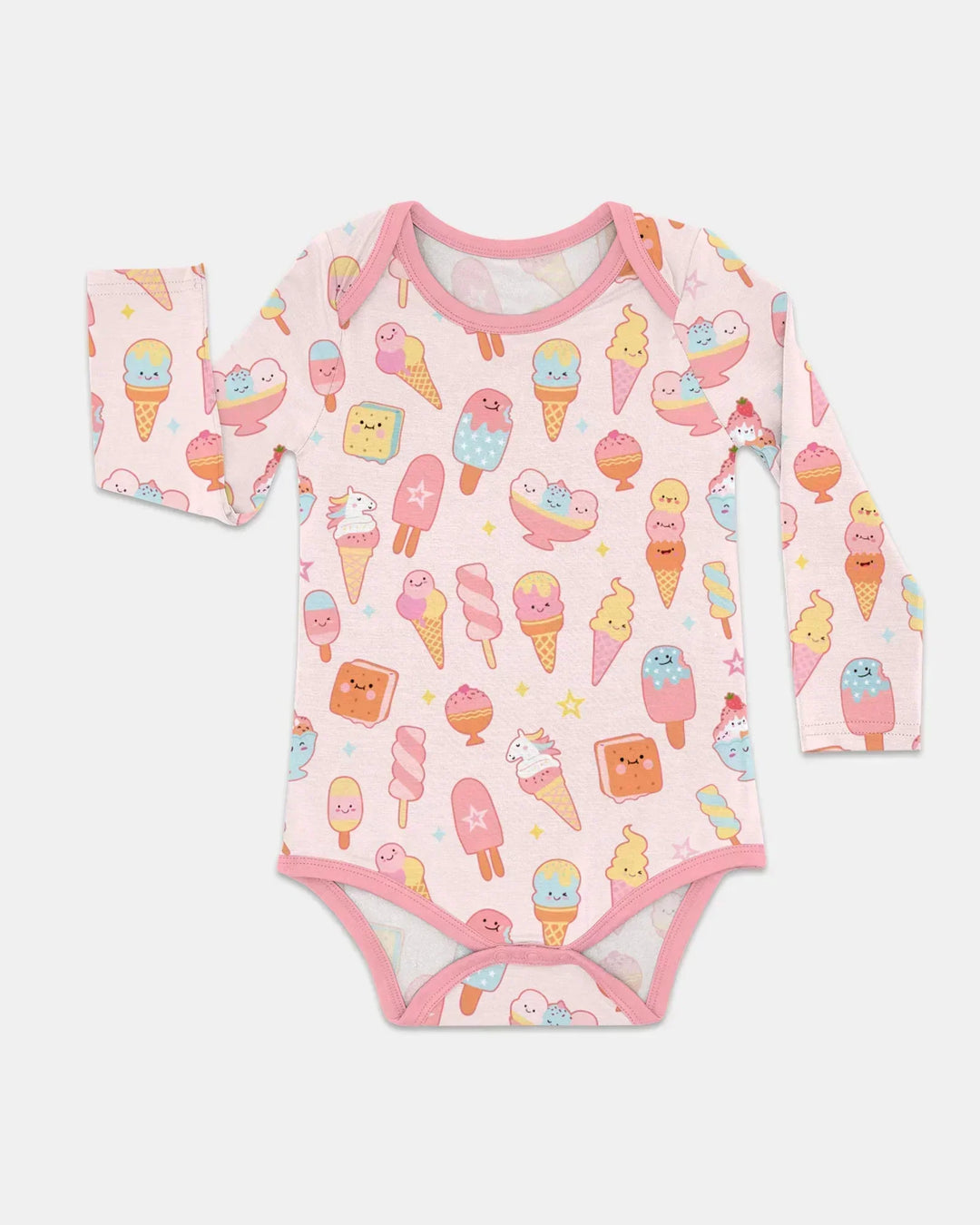 Gerippte Babykleidung mit individuellem Foto - Weich &amp; Skizzenhaft