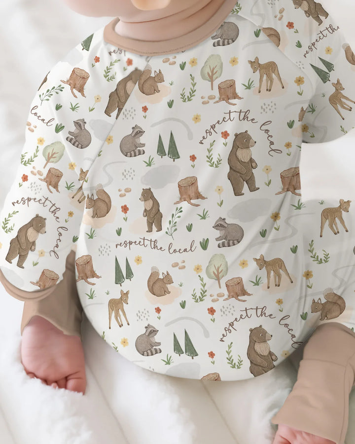 Gerippte Babykleidung mit individuellem Foto - Weich &amp; Skizzenhaft