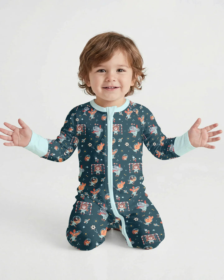 Gerippte Babykleidung mit individuellem Foto - Weich &amp; Skizzenhaft