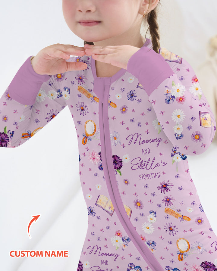 Mommy Daddy And Me Bedtime Story Family Matching Bamboo Convertible Zippy