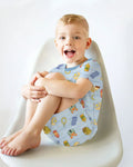 Ramadan Mubarak Family Matching Bamboo Two Piece Short Sleeve Shorts Pajama Set