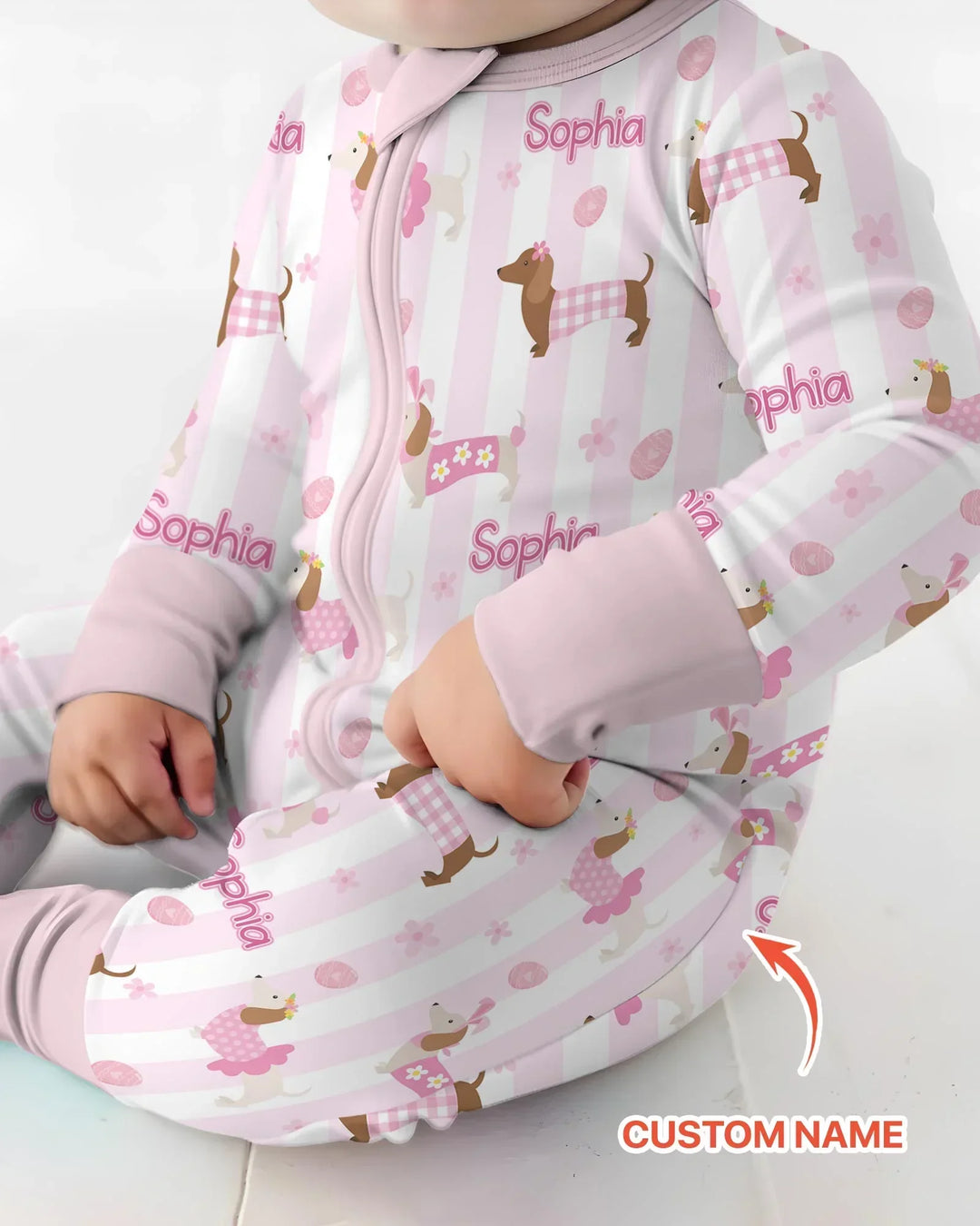 Gerippte Babykleidung mit individuellem Foto - Weich &amp; Skizzenhaft