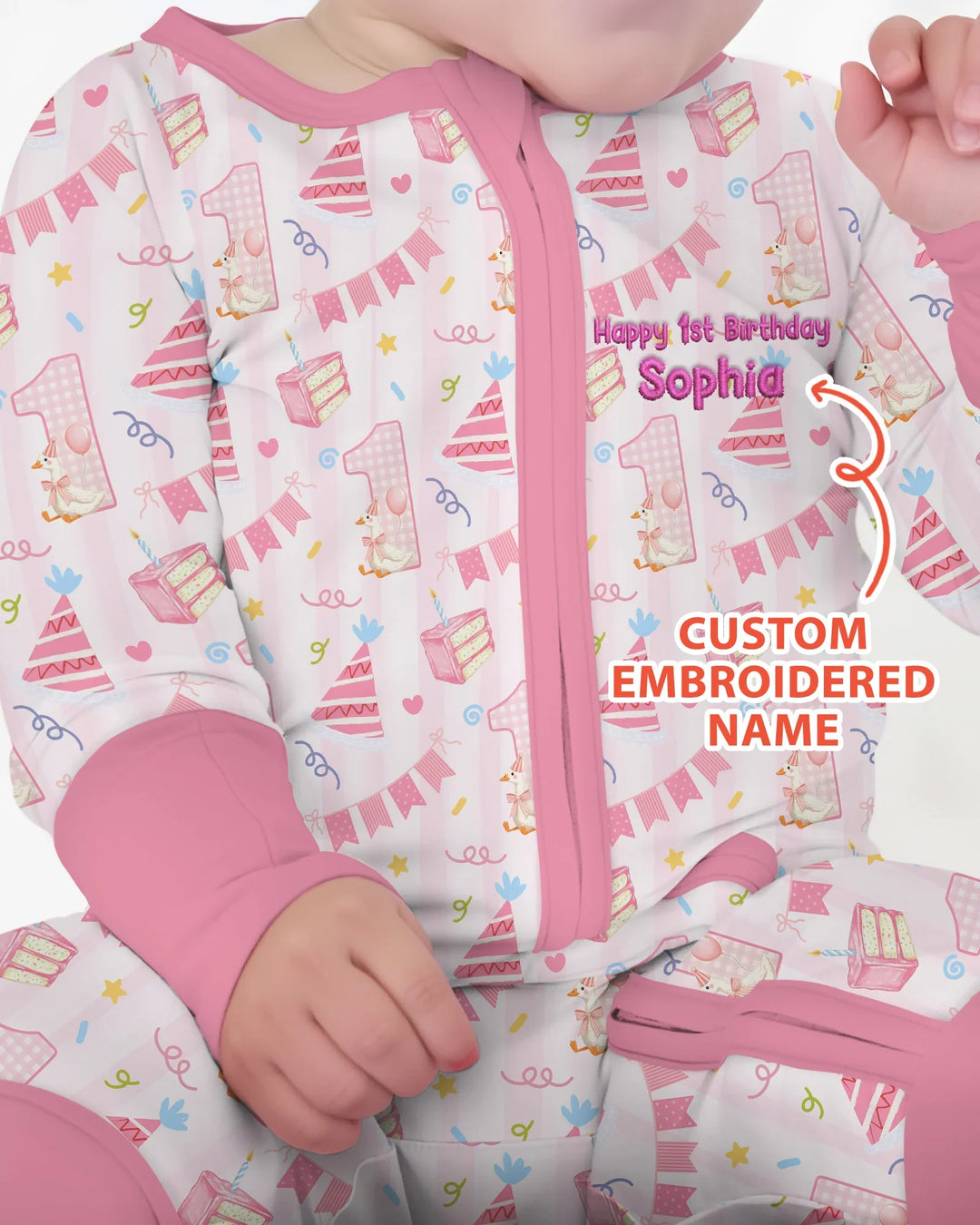 Gerippte Babykleidung mit individuellem Foto - Weich &amp; Skizzenhaft